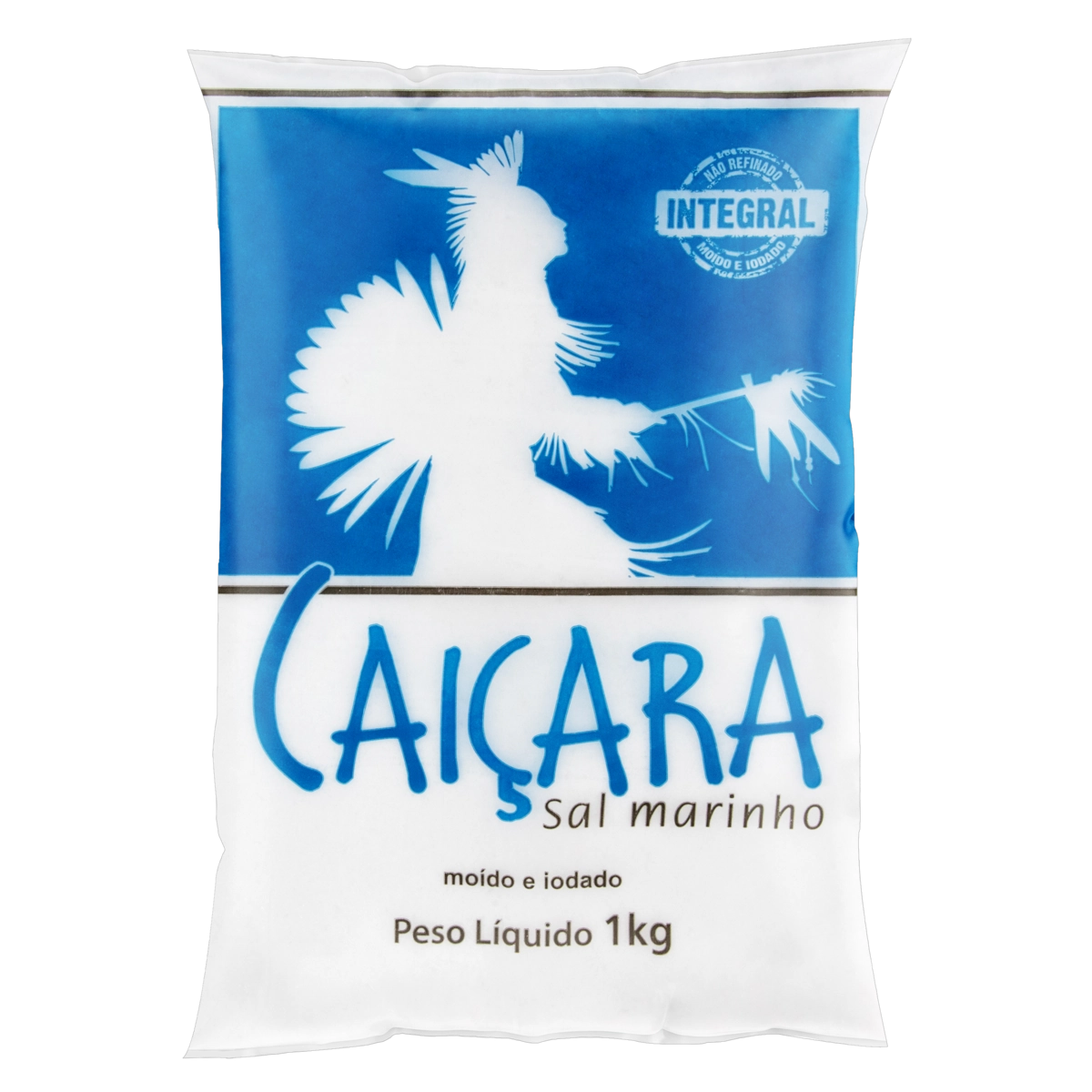 Sal Marinho Moído Caiçara Pacote 1kg