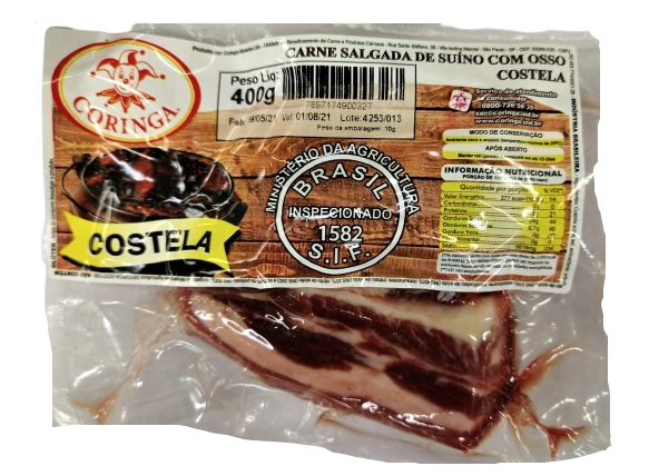 Suino Salgado Costela Coringa