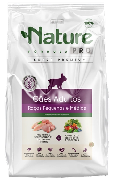Nature Caes Adultos Raças P E M 1kg