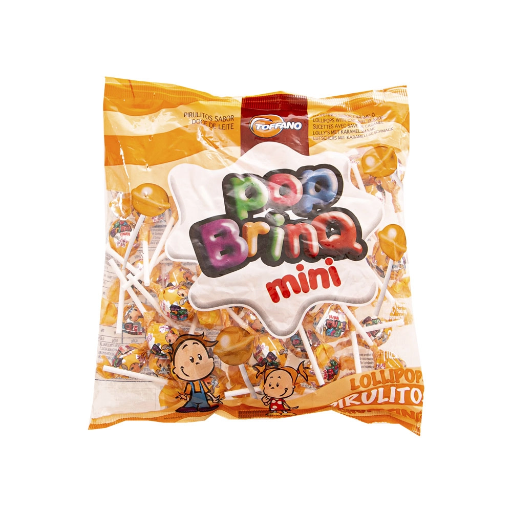 Pirulito Mini Fort Pop 300g Doce De Leite