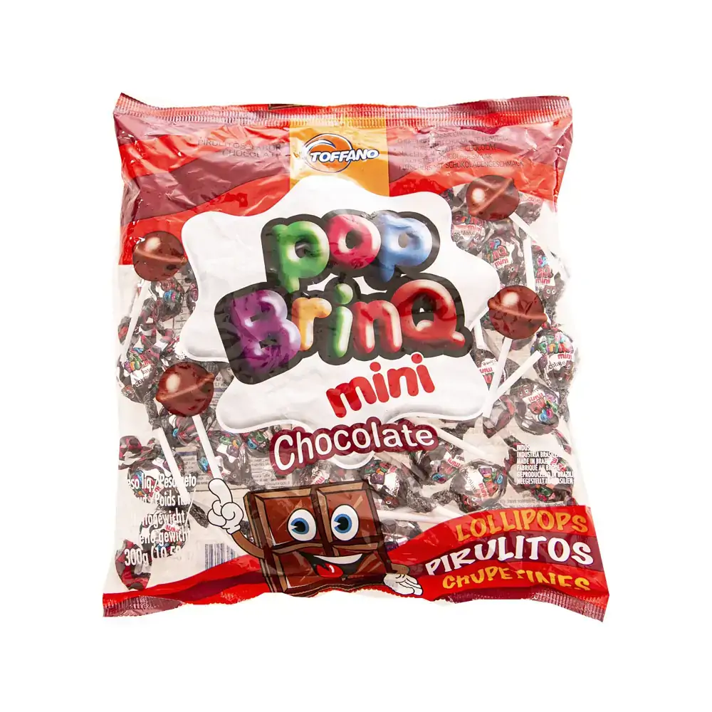 Pirulito Mini Fort Pop Chocolate 300gr