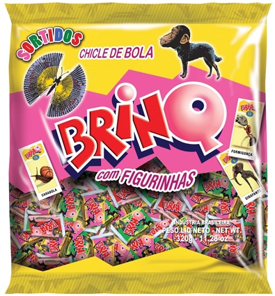 Chicle De Bola Brinq Sort 175g