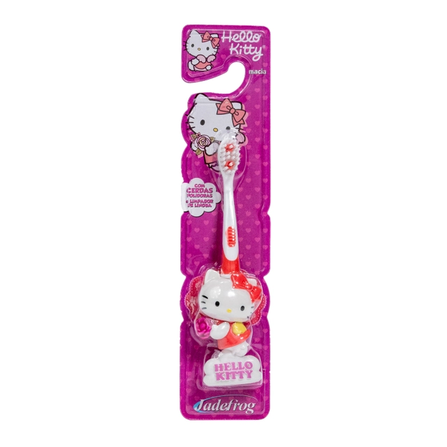Esc.dental Jadepro Hello Kitty, Macia, Vermelha, 1 Und