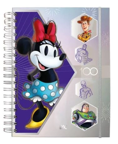 Caderno Colegial Smart Disney 10mat 80f 177x240mm