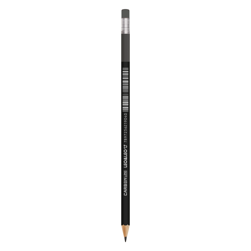 Lapis Grafite C Borracha Carbon Line 10304 Leonora