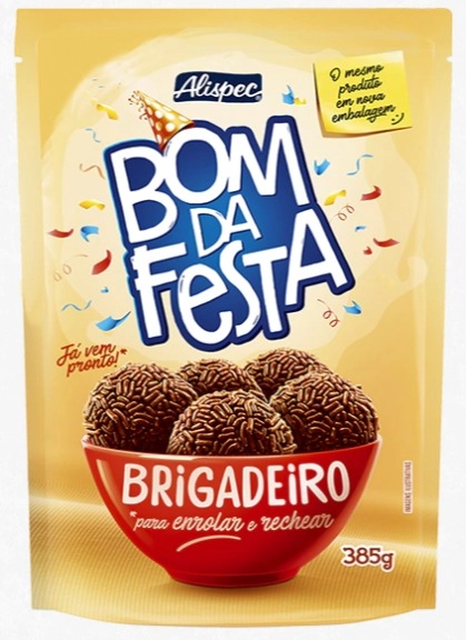 Brigadeiro Alispec Bom Da Festa Sachê 385g