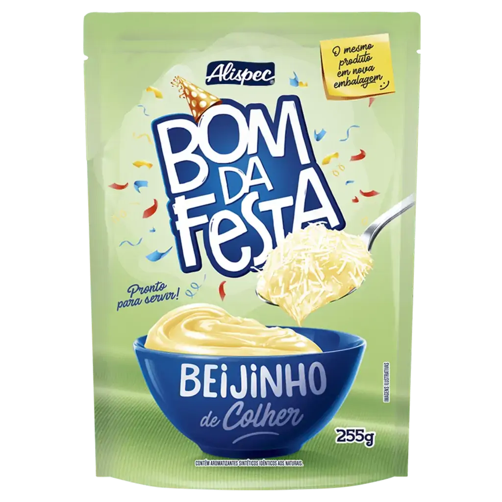 Beijinho De Colher 255g Bom Da Festa