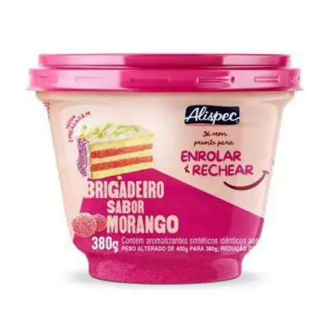 Brigadeiro Sabor Morango 24x0,380 Kg