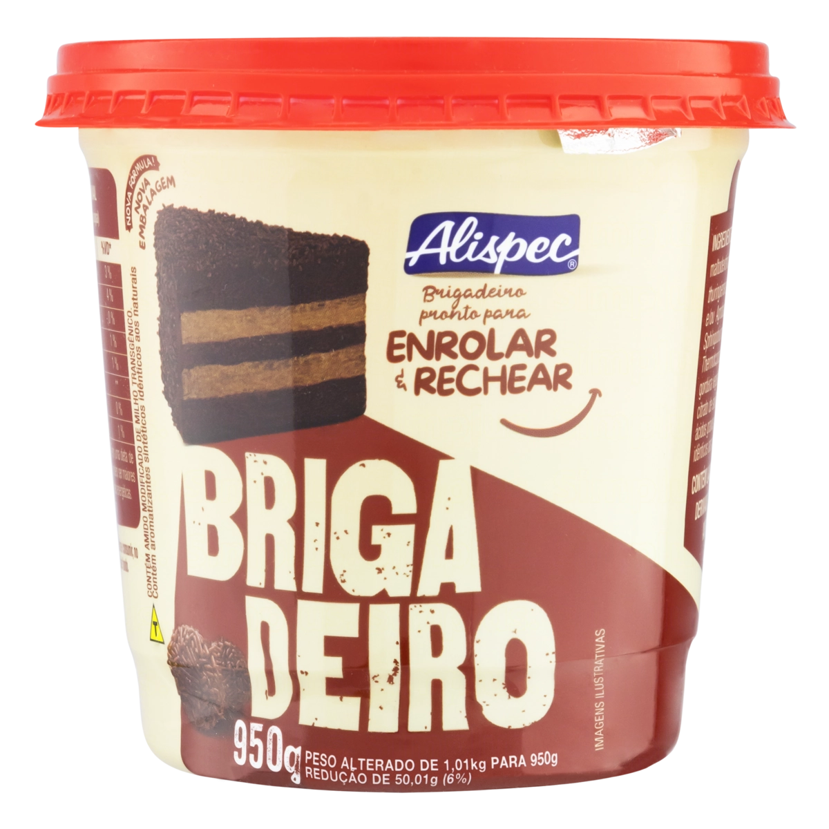Brigadeiro Alispec Pote 950g