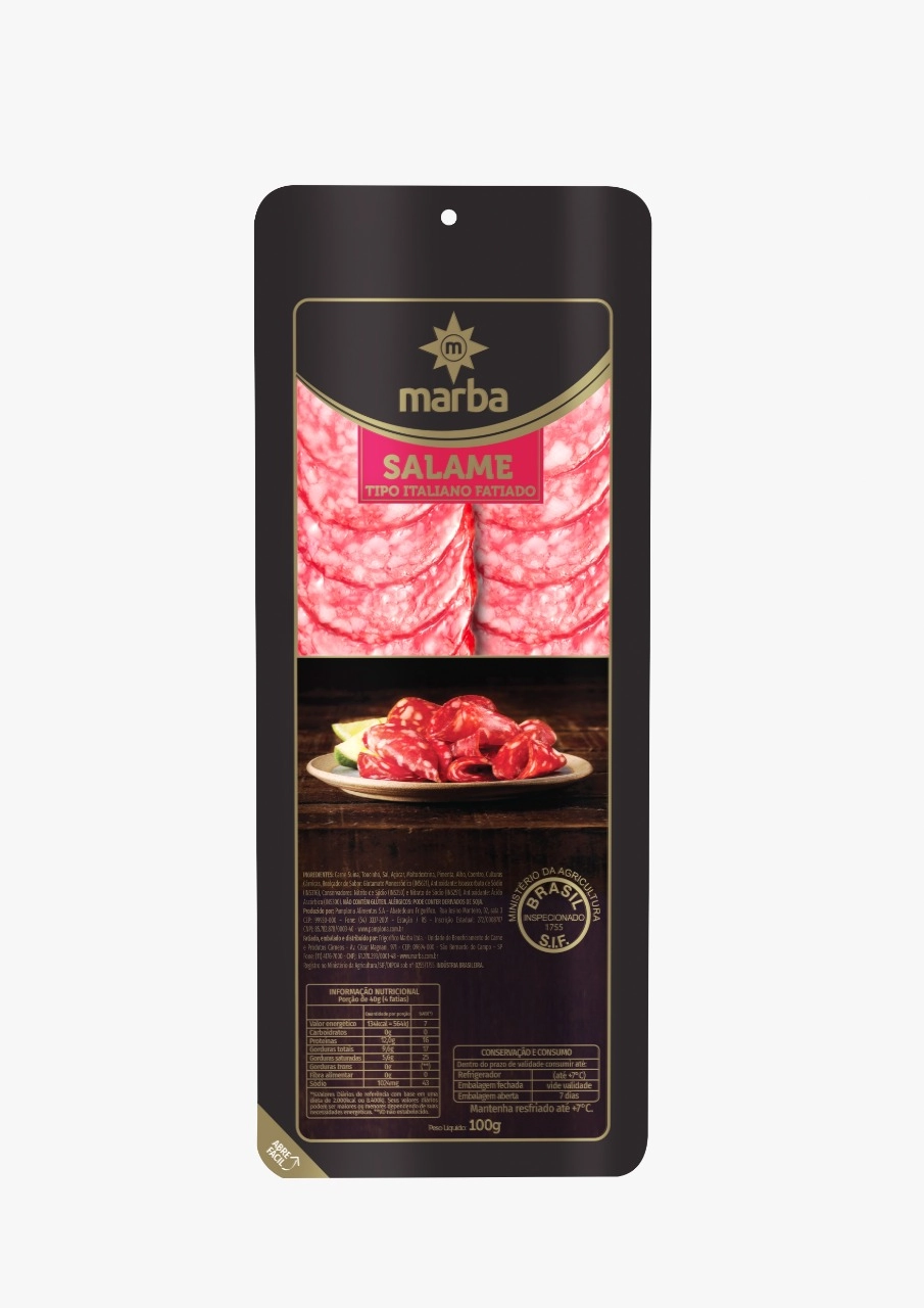 Salame Fatiado Marba 100g