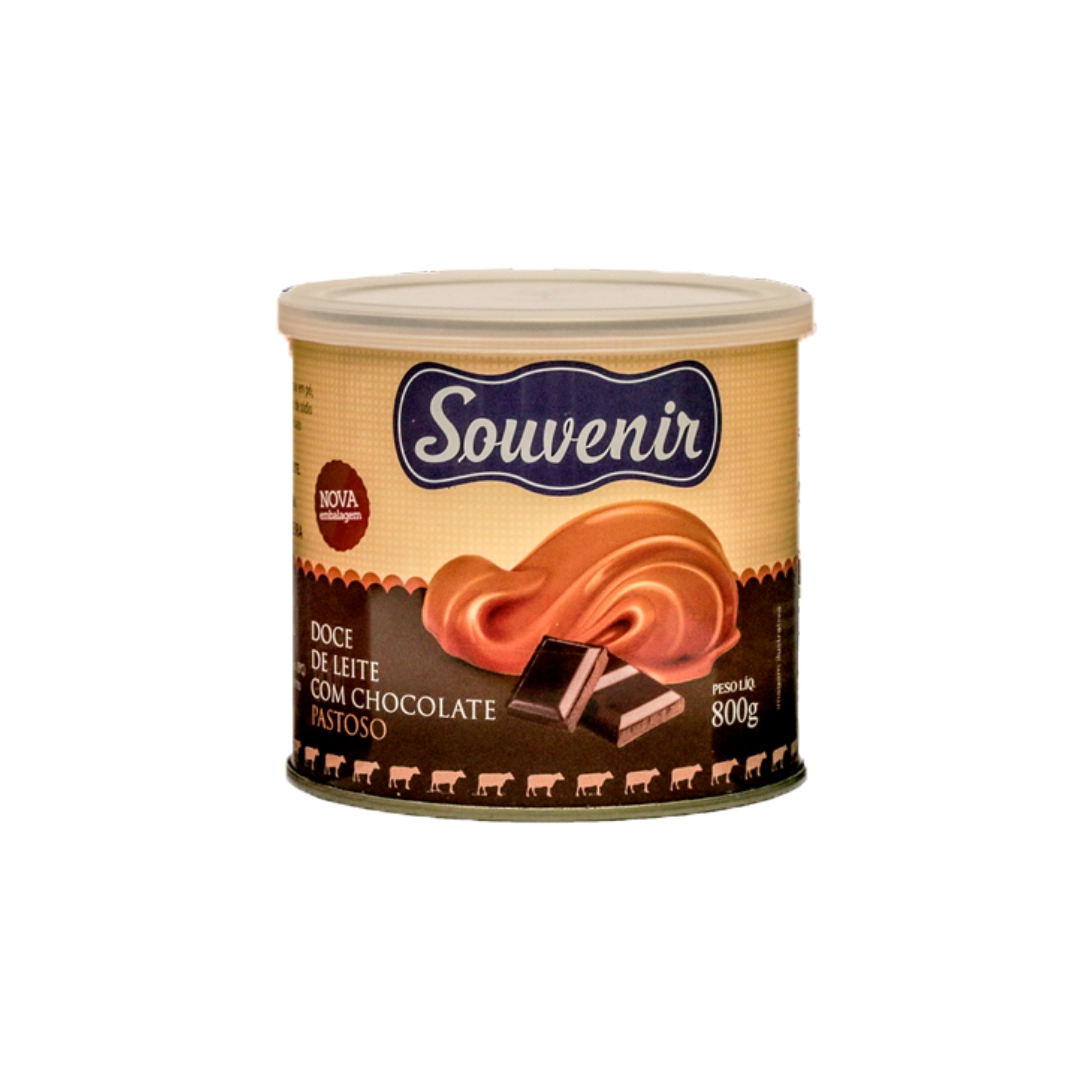 Doce Leite Souvenir 800g C Choc Lt