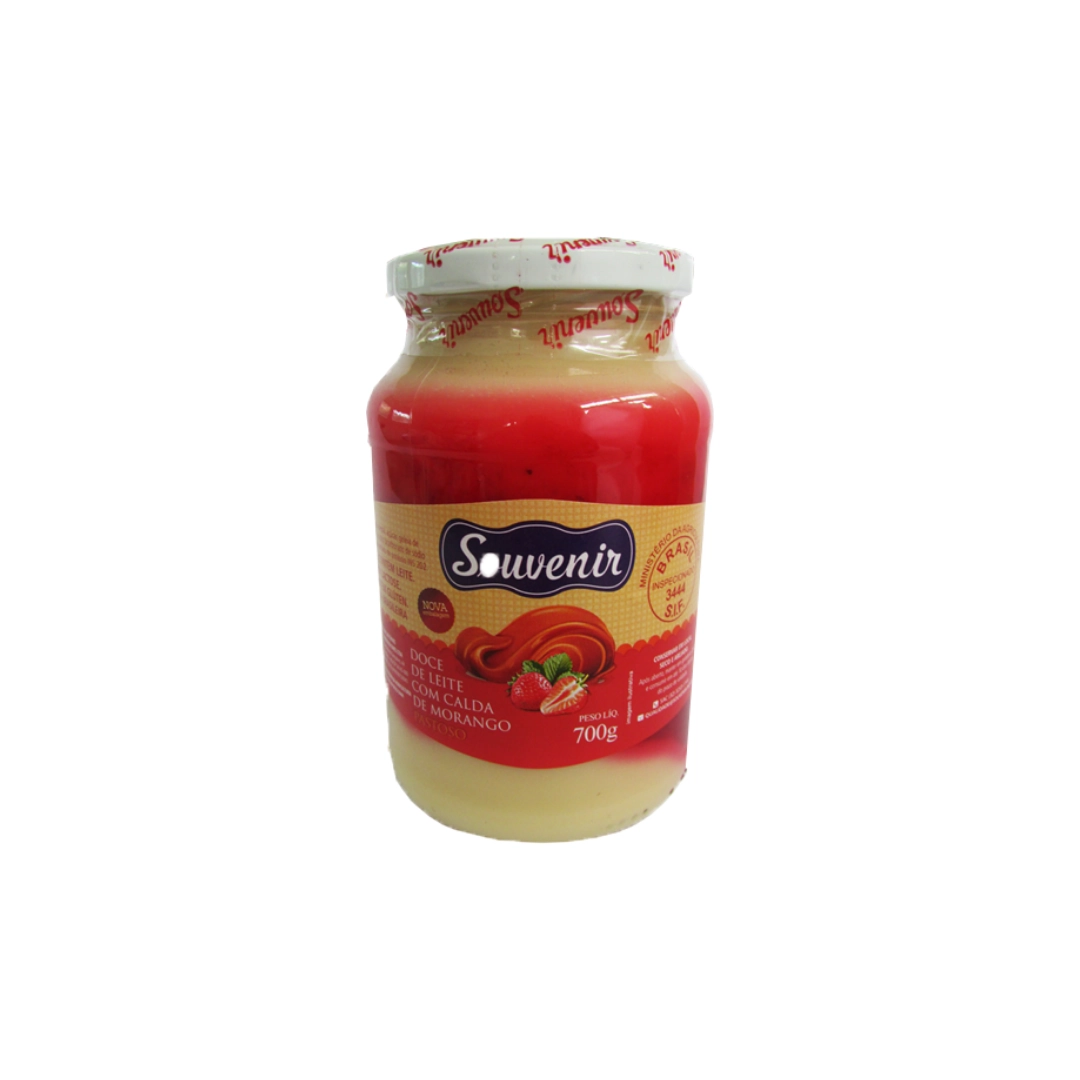 Doce Leite/morango Souvenir Vd 700gr