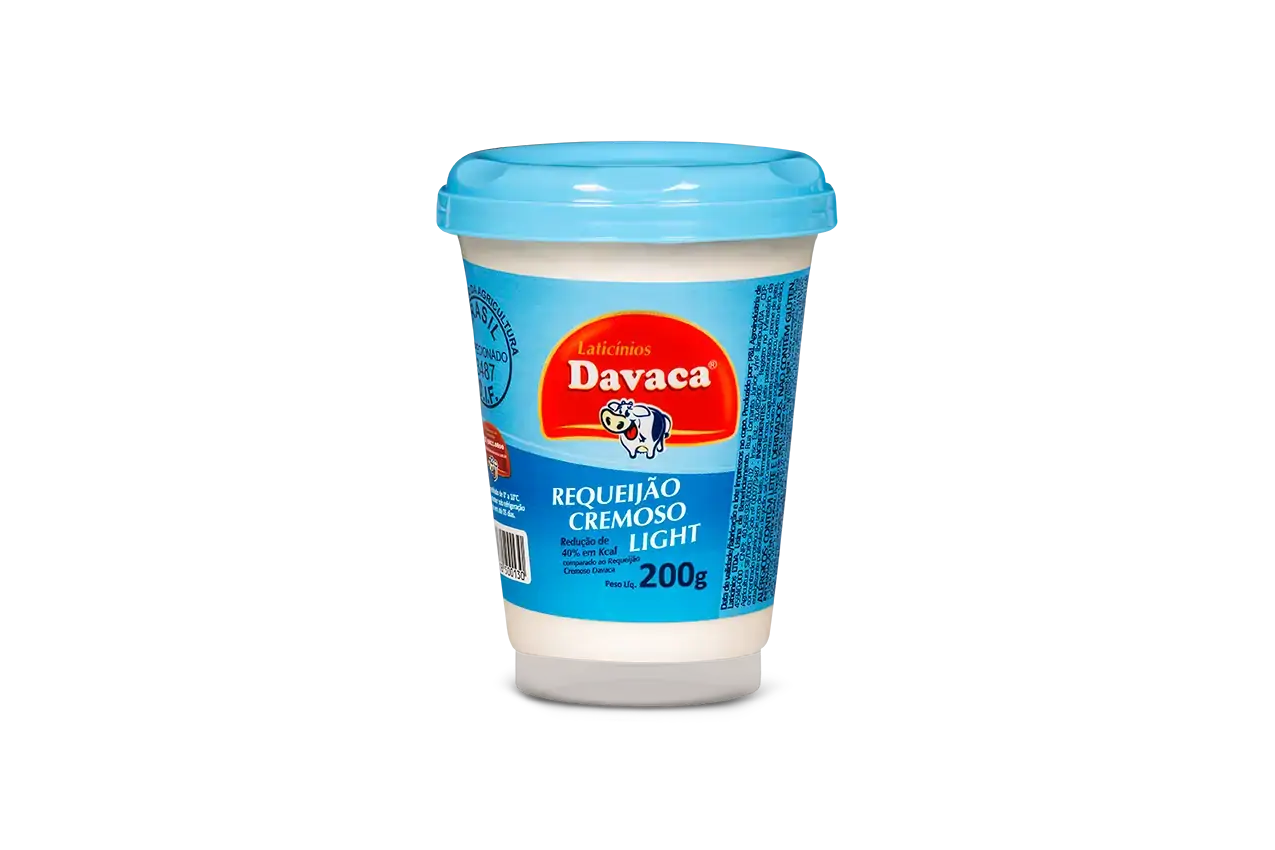 Requeijao Cremoso Davaca Light 200gr