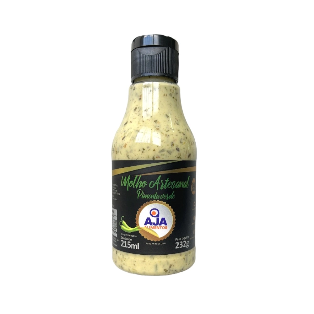 Molho Artesanal Aja Pimenta Verde 215ml