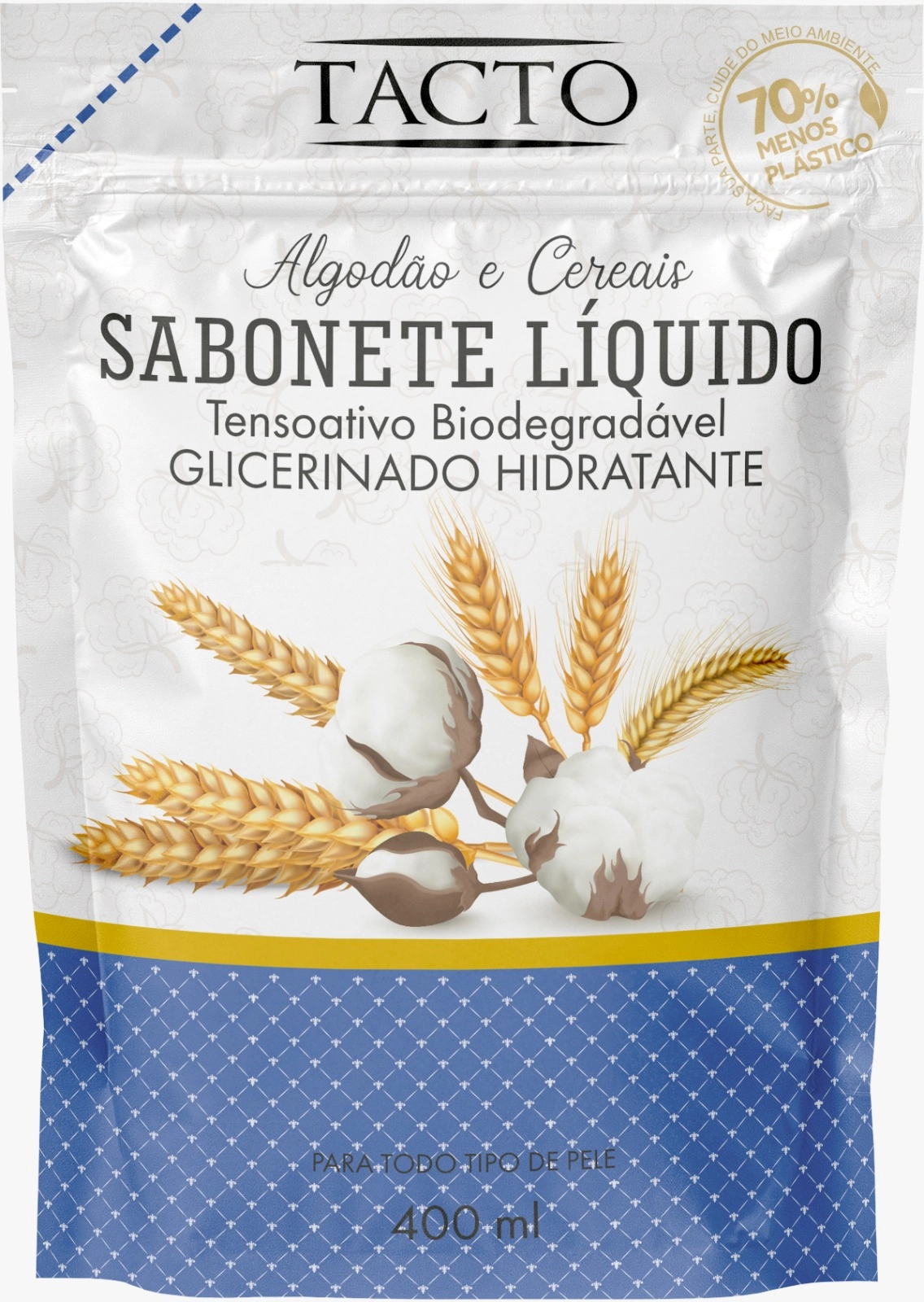 Sabonete Liq.tacto Rf.500ml Algodao