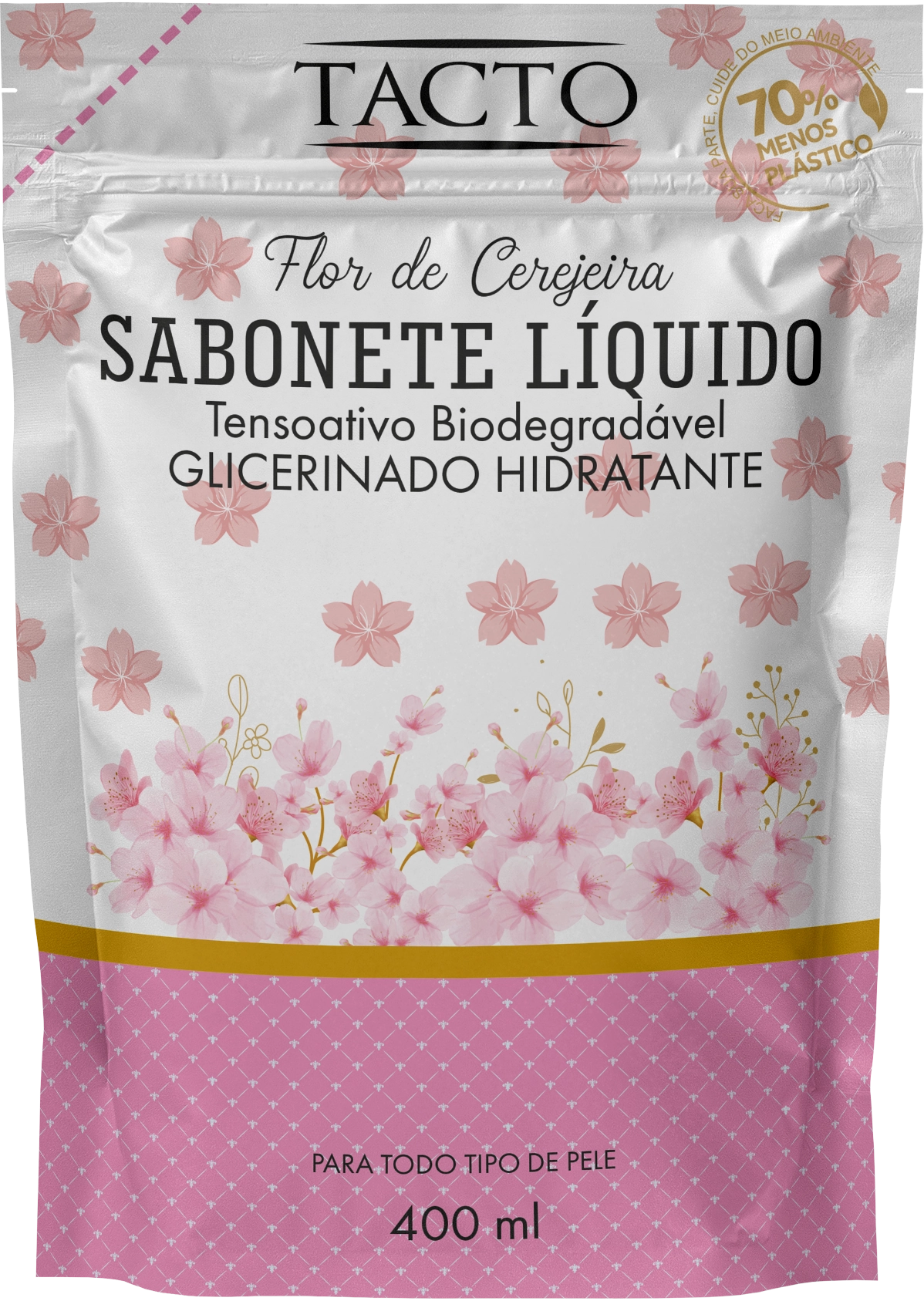 Sab Liq Tacto Flor Cerejeira Ref 400ml