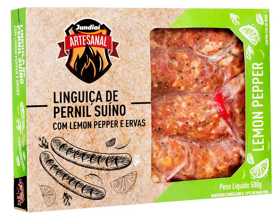 Ling Pernil Jundiai Artesana 500g Lemon Pepper