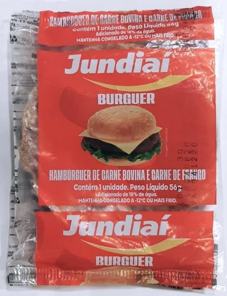 Hamburguer Carne Bov. E Frango Jundiai 56gr