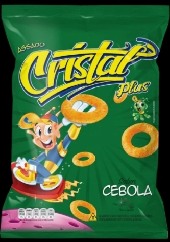 Salgadinho Sabor Cebola Cristal 40g
