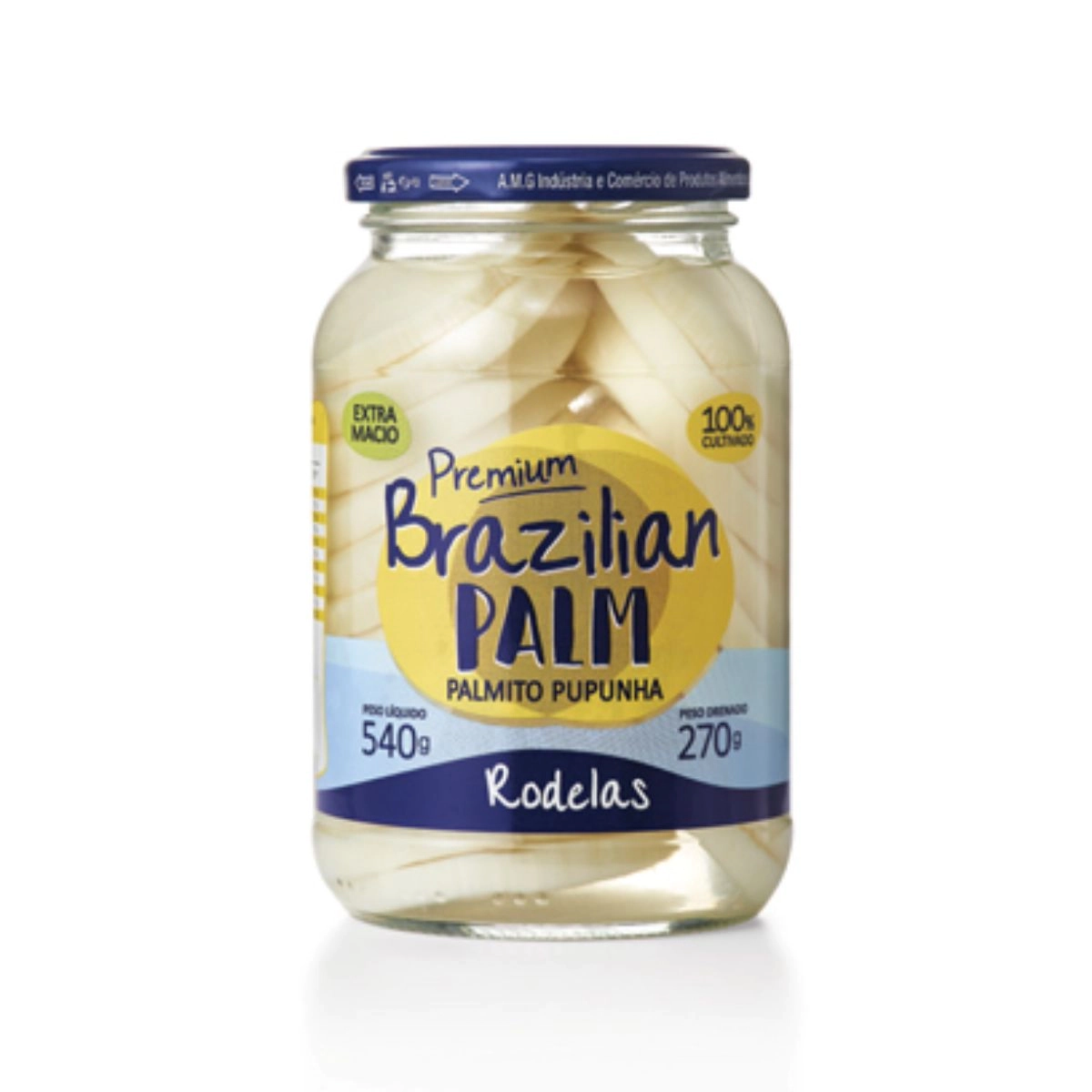 Palmito Pupun Rod Brazilian 540g