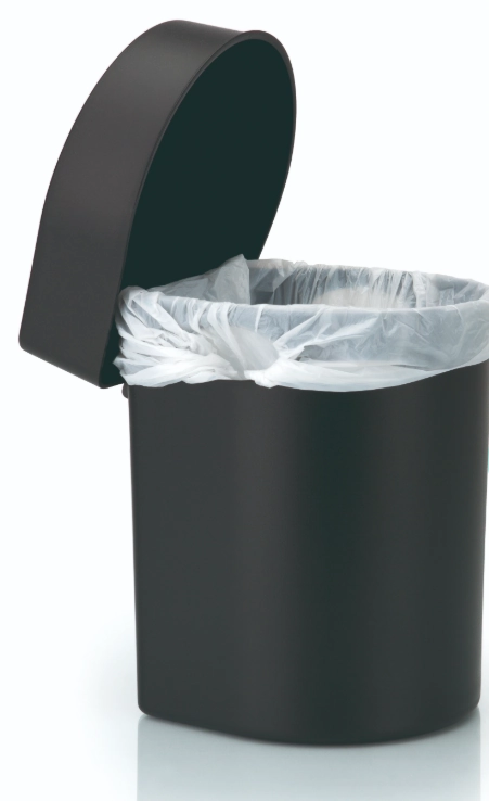 Lixeira Martiplast De Pia Hide Preto