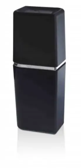 Porta Escova Cromo Petala Preto E Prata Ou