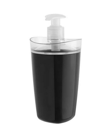 Porta Sabonete Liquido Preto Ou