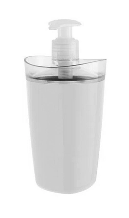 Porta Sabonete Liquido Tule Branco Ou