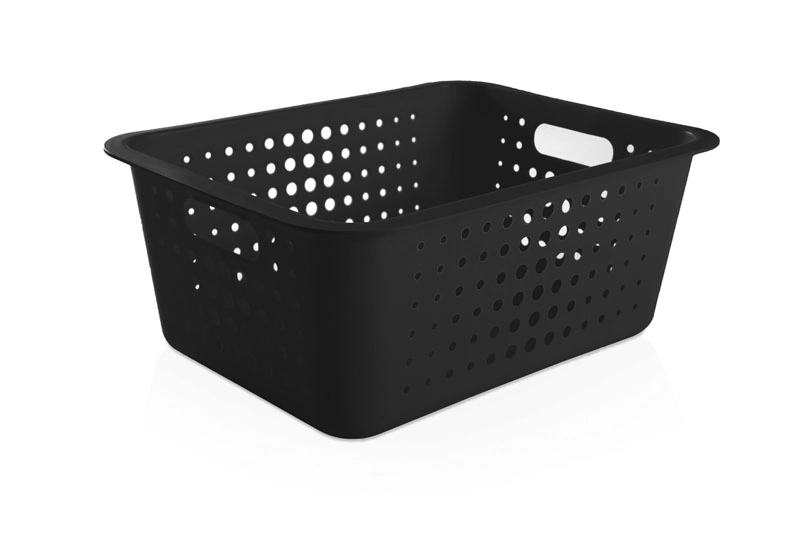 Cesta Organizadora G 14,5l Preto Ou