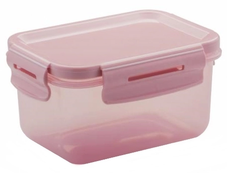 Pote Click Ou Rosa Retangular 560ml