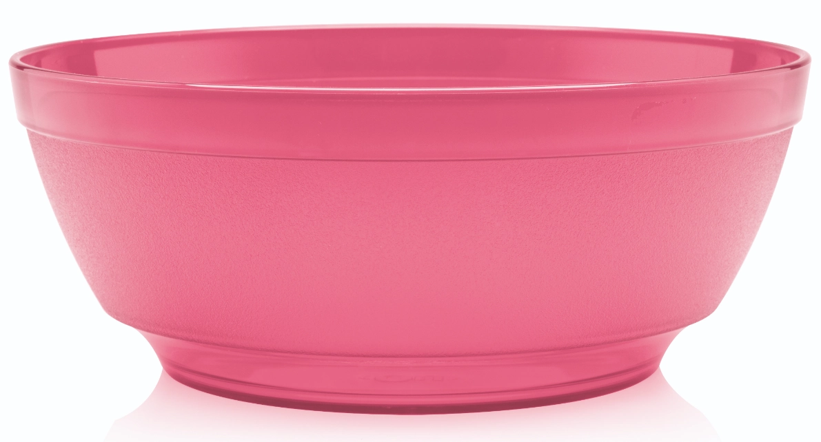 Saladeira Luna Cristal 5l Rosa Flamingo Ou