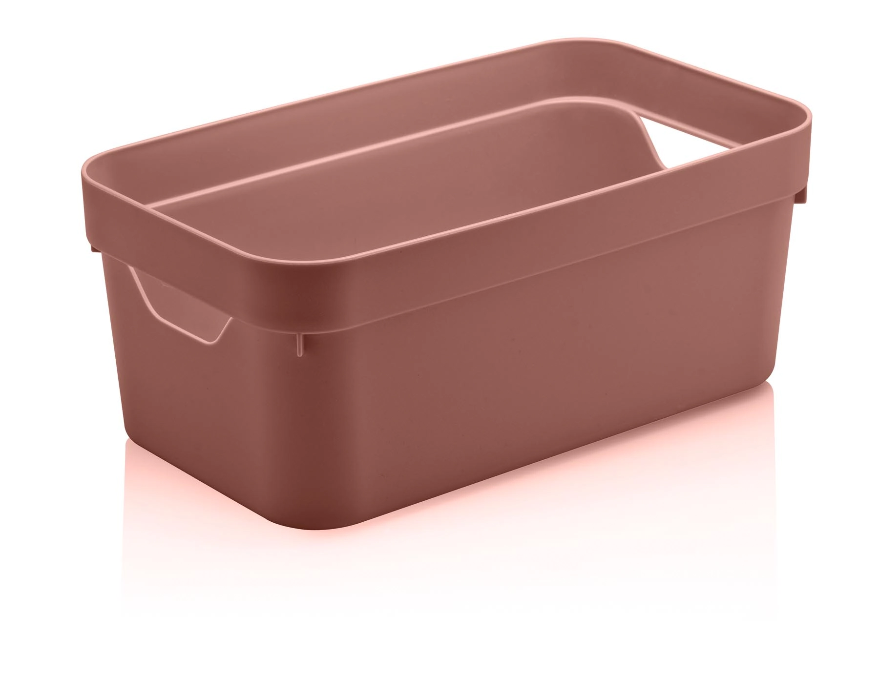 Caixa Organizadora Cube P 5,3l Terracota Ou