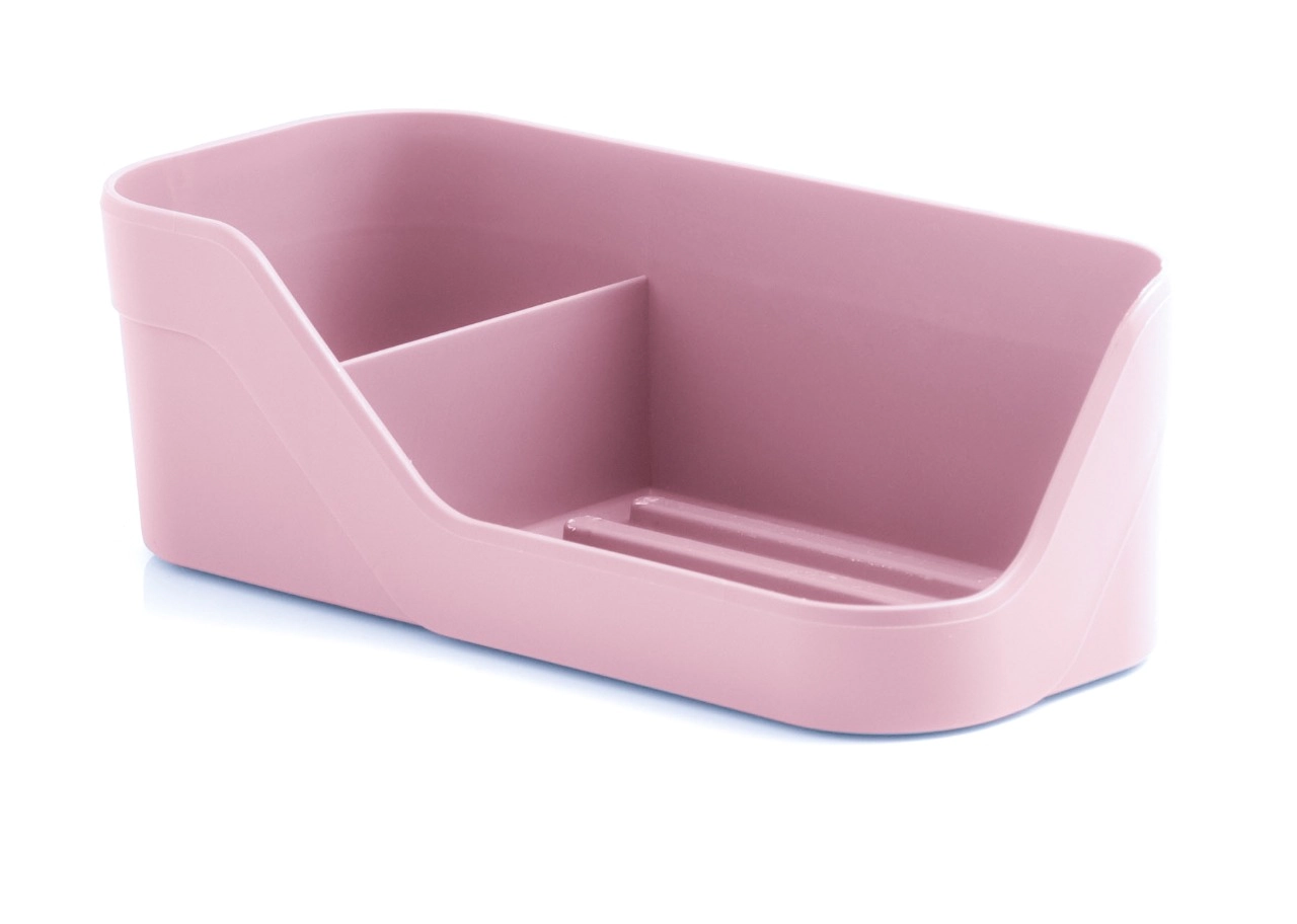 Organizador De Pia Trium Compacto Rosa Quartz Ou