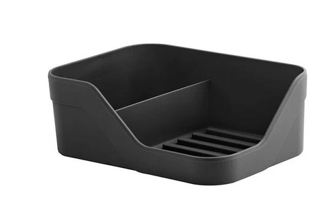 Organizador De Pia Trium Duplo Preto Op505ptf Martiplast