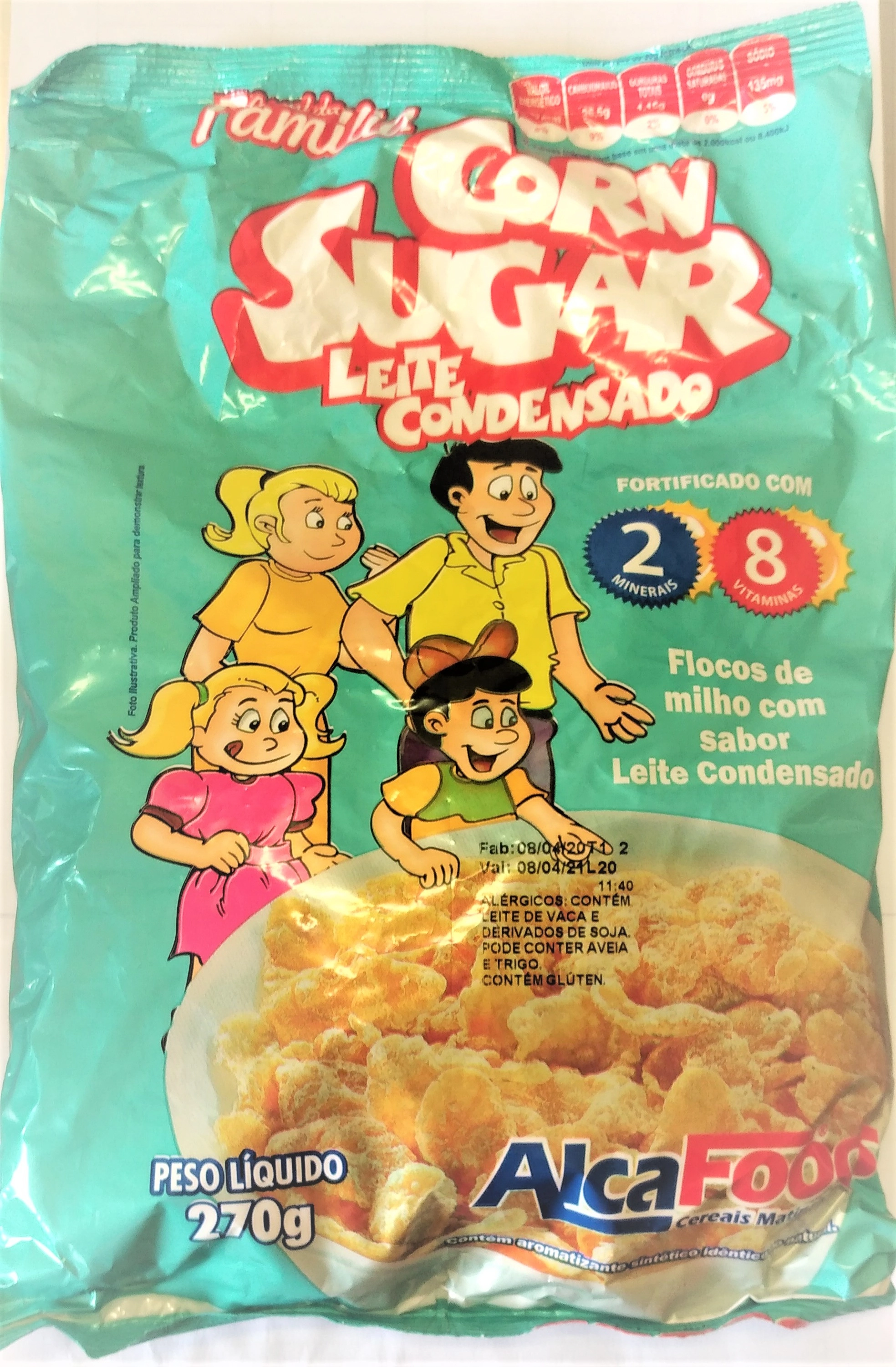Cereal Alcafoods L Condicionador Sache