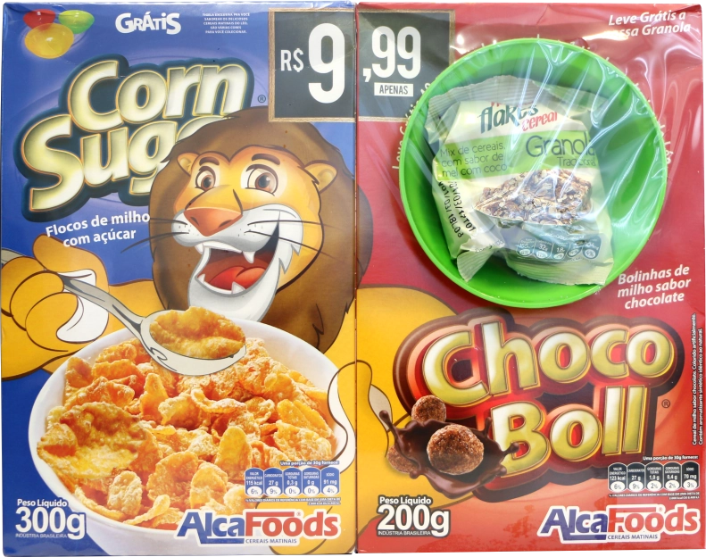 Sucrilhos Alcafoods 400g Corn Sugar Choco Boll