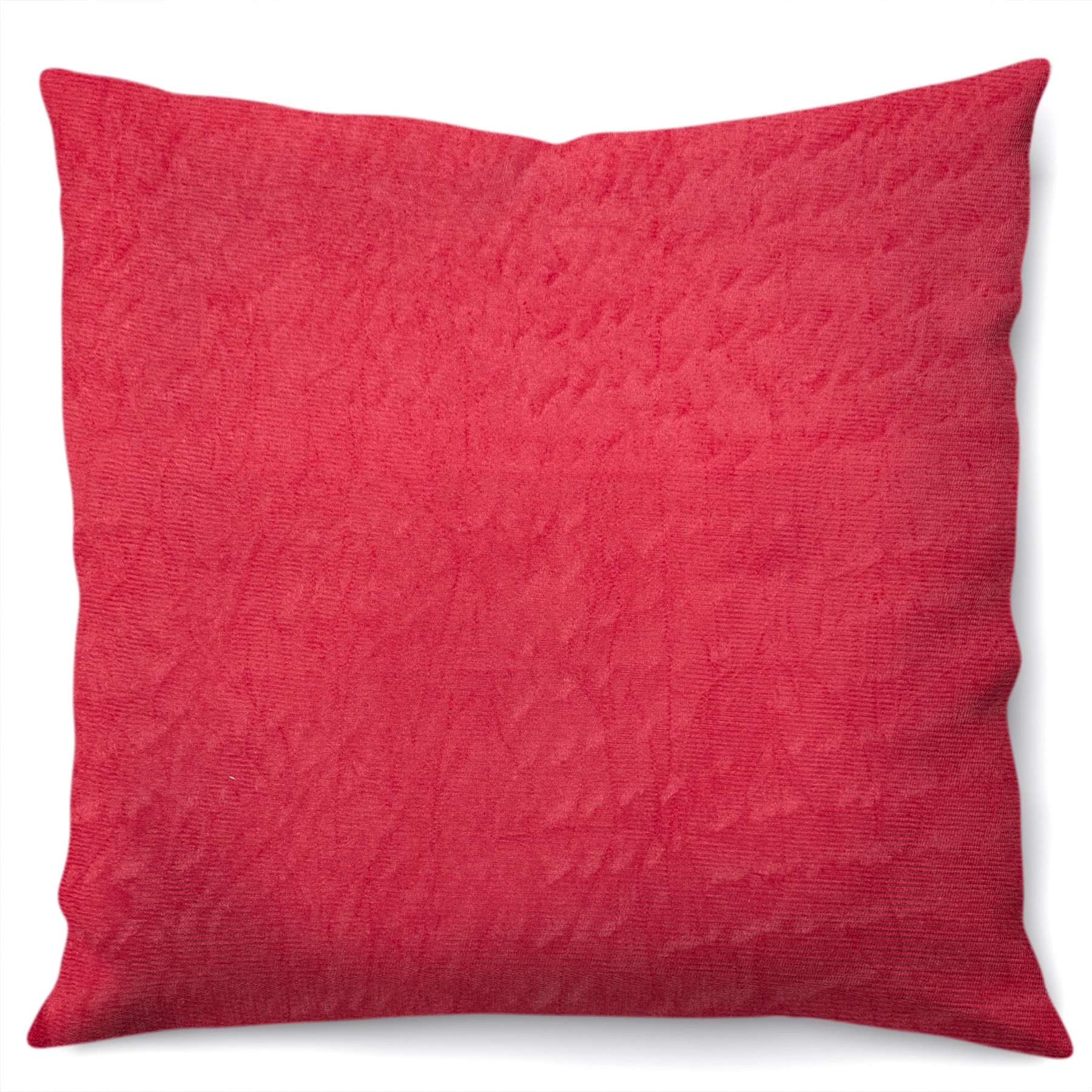 Almofada Artesanal Sued Vermelho 43x43cm