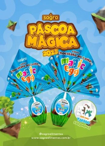 Ovo Pascoa Magic Egg 60g