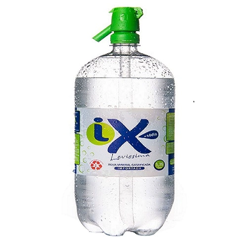 Agua Lx Soda 1,750ml Menos Sodio C/gas
