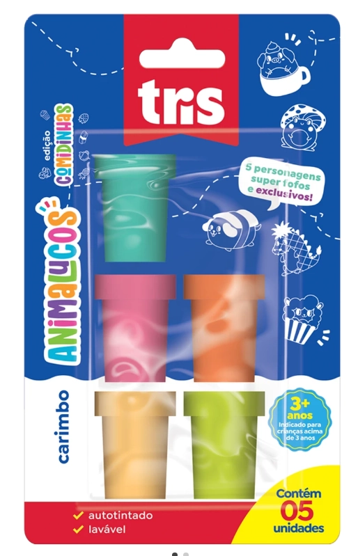 Carimbo Auto Tris Animaluco Comi Cart5un
