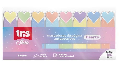 Marcador De Pãgina Autoadesivo Holic Hearts