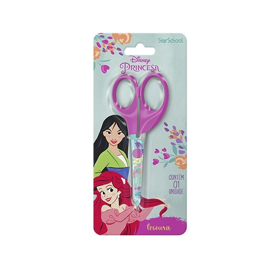 Tesoura Starschool 13cm Princ Disney