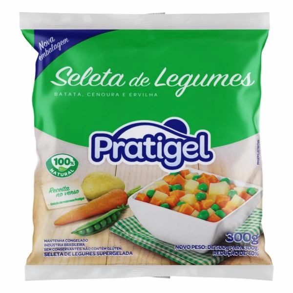 Seleta De Legumes Supergelada Pratigel Pacote 300g