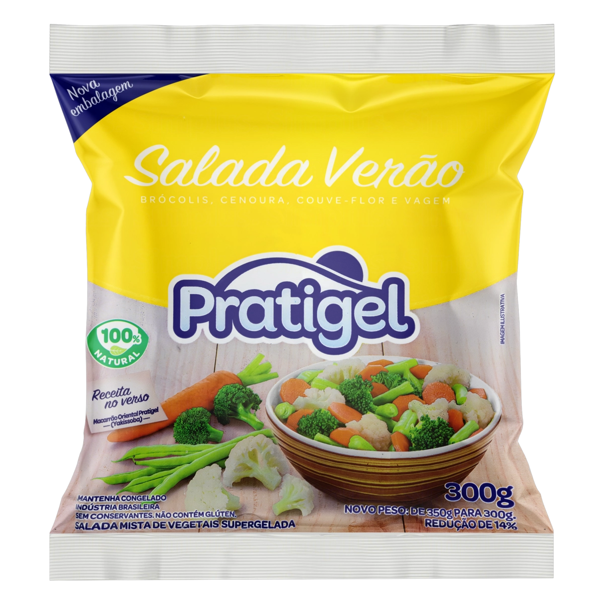 Salada Verão Congelada Pratigel Pacote 300g
