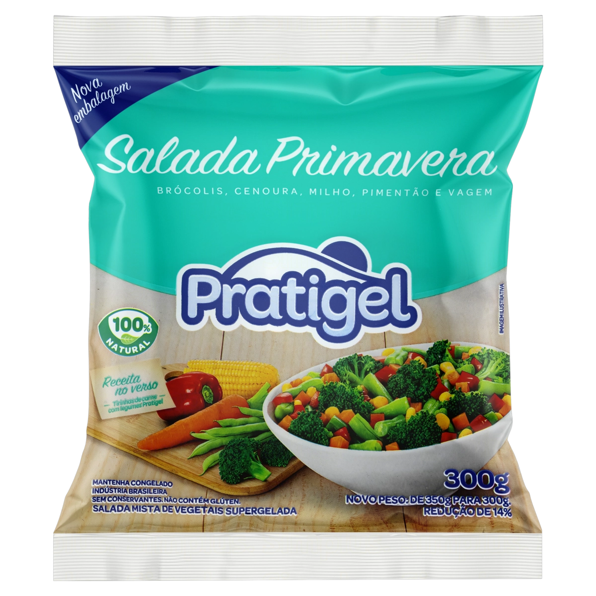 Salada Primavera Congelada Pratigel Pacote 300g