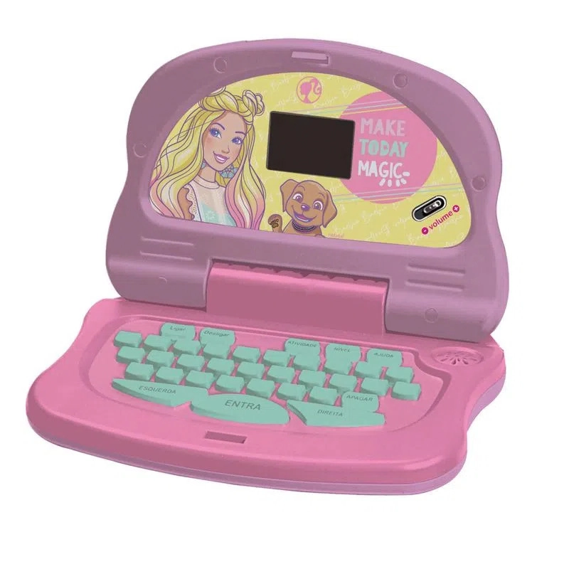 Laptop Charm Tech Barbie Bilingue Candide
