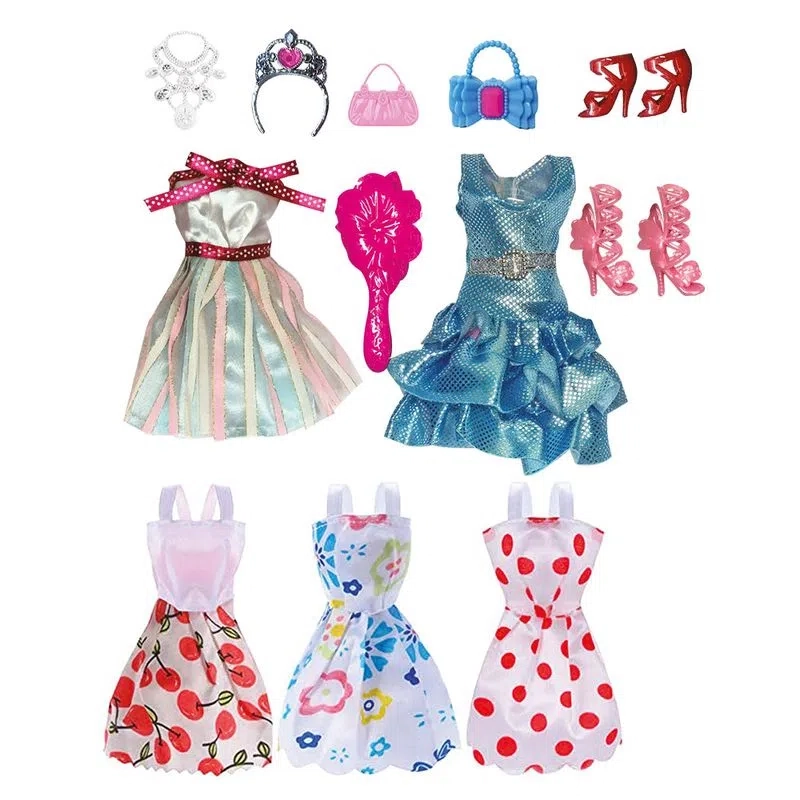 Vestido Para Boneca Doll Dress C/5 Pcs Candide
