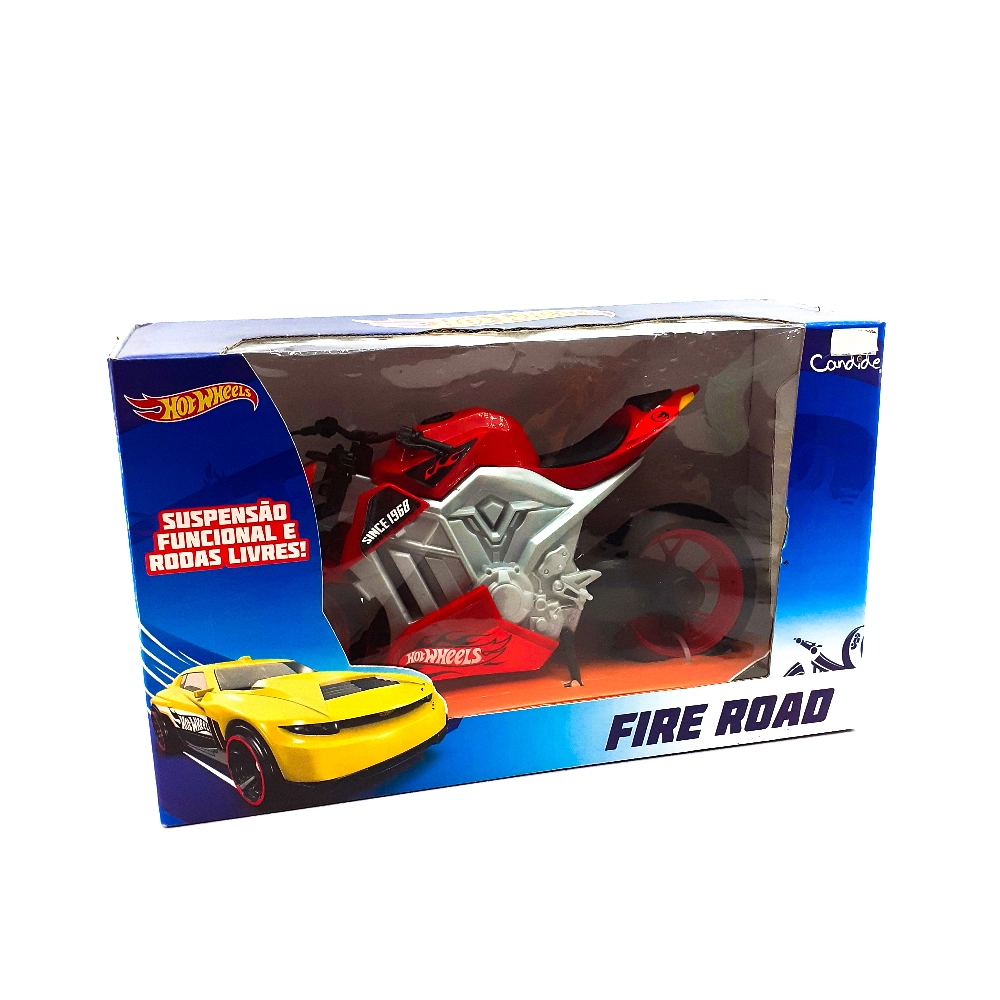 Moto Fire Road Hot Wheels Roda Livre Ref 4549 Candide