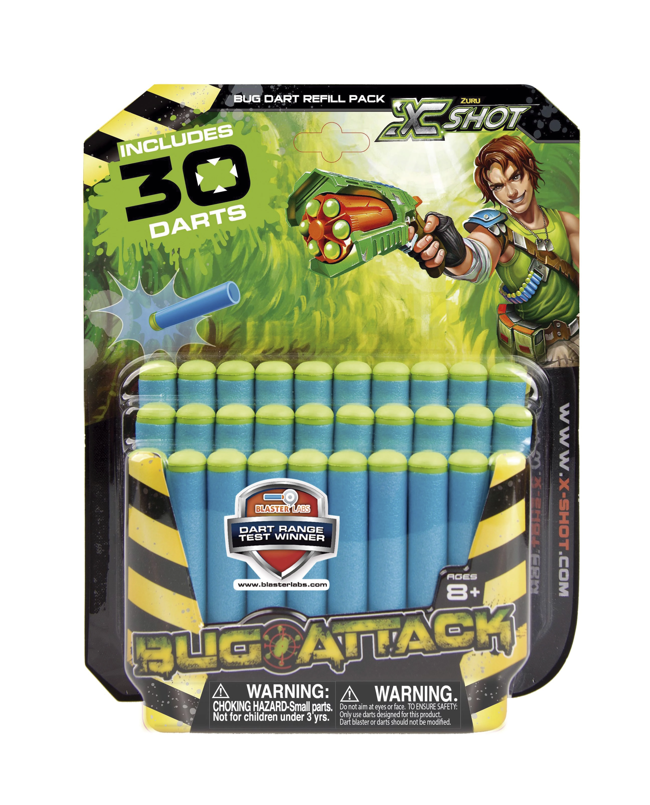 Dardos Bug Attack X Shot Candide 30 Unidades Refil