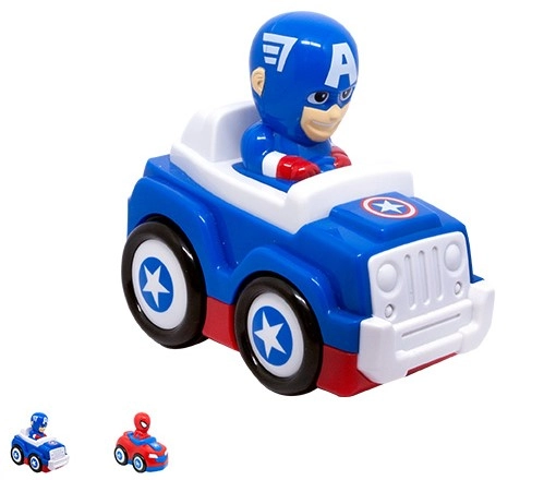 Veiculo Top Racers Capitao America Ref 5817 Candide